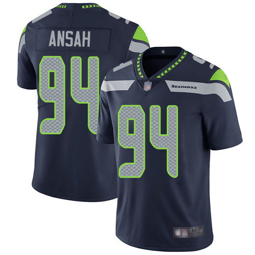 Seattle Seahawks Limited Navy Blue Men Ezekiel Ansah Home Jersey NFL Football #94 Vapor Untouchable->youth nfl jersey->Youth Jersey
